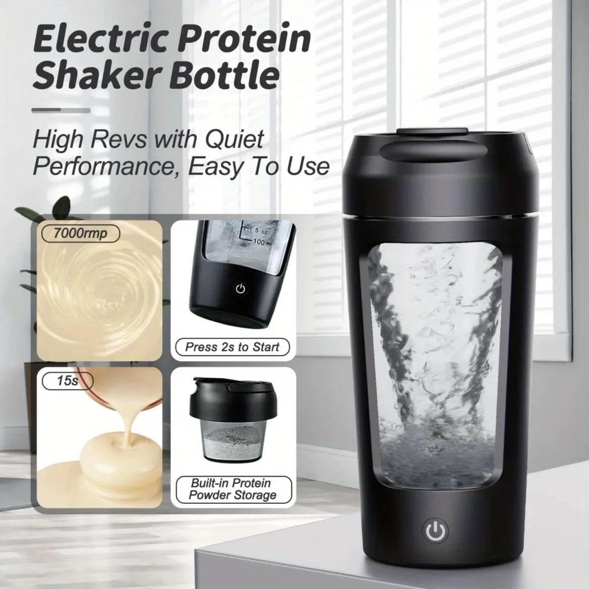Self-Mixing Protein Shaker